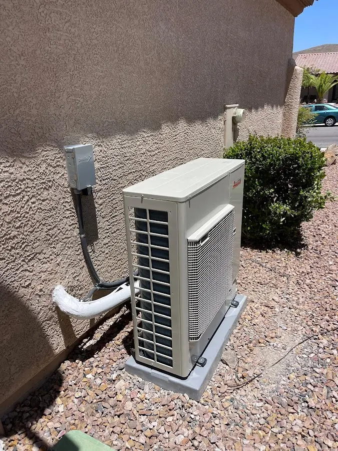 Residential air conditioning condenser unit in Fairland